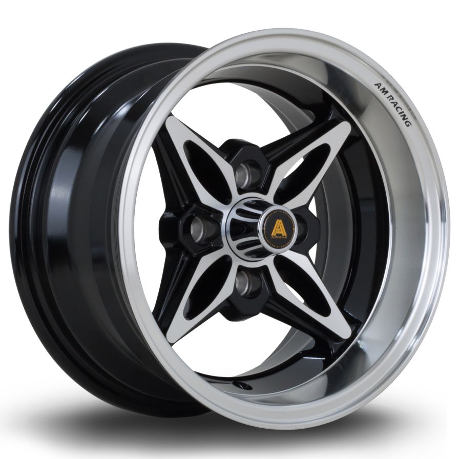 Autostar<br>Kanji Polished Flat Black (14x9)